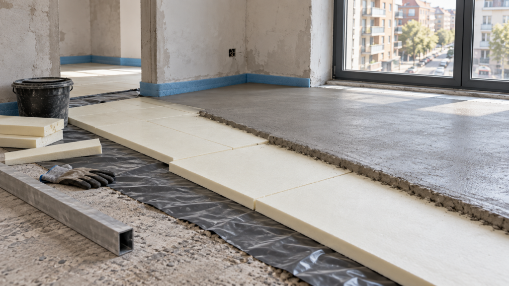 Isolamento termico del pavimento: materiali, spessori e soluzioni per migliorare il comfort della casa